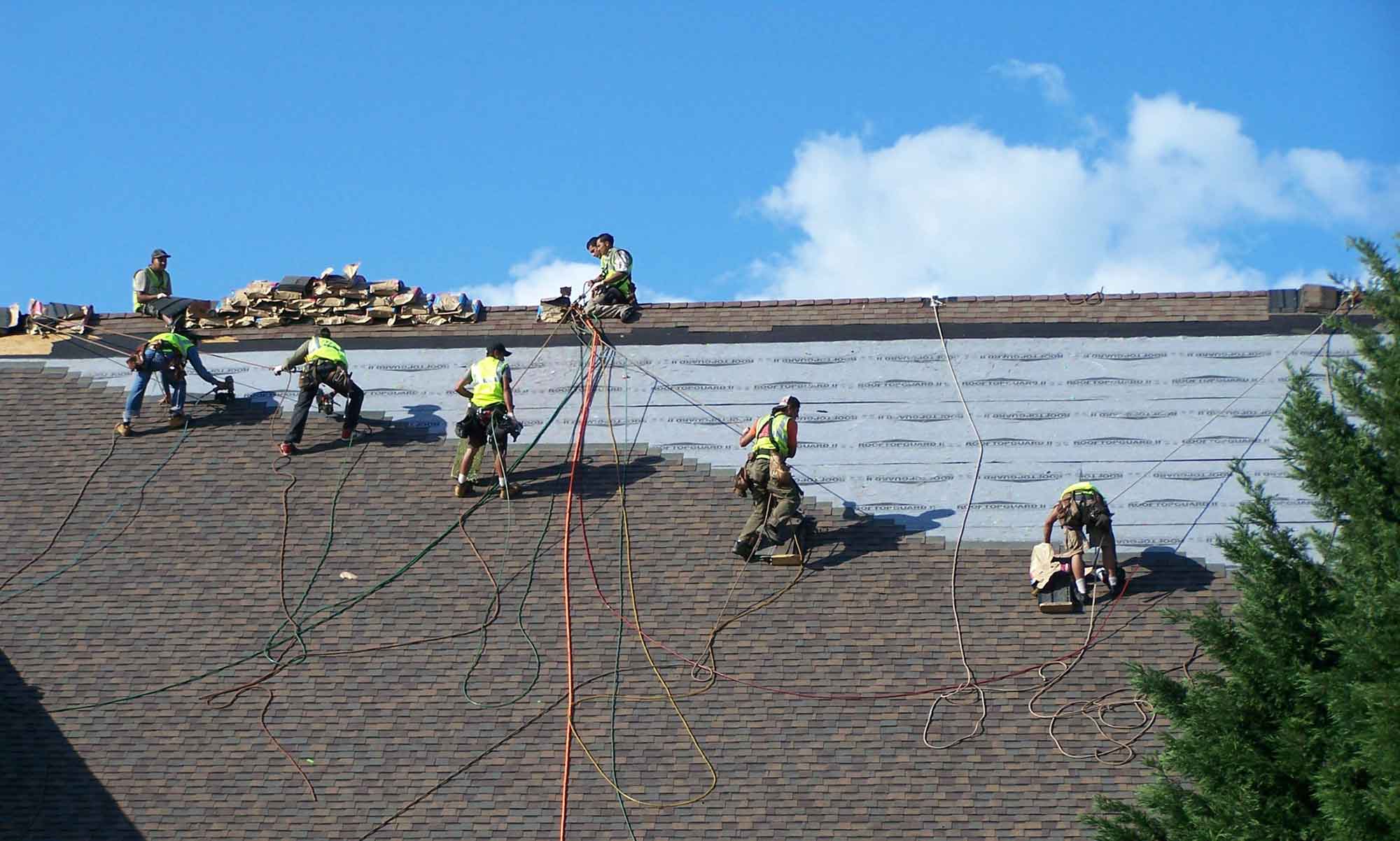 commercial and residential roofing replacement