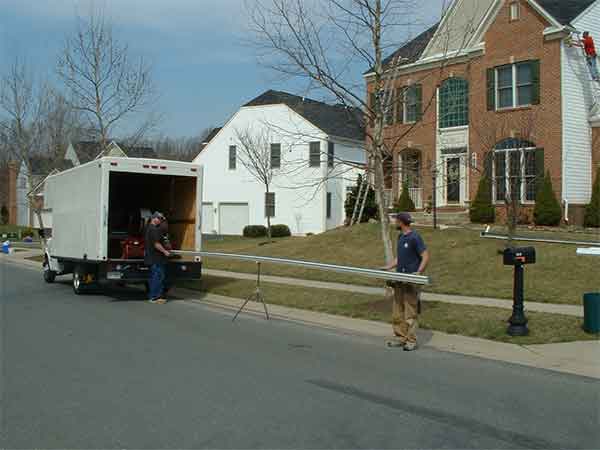 replacing gutters on house